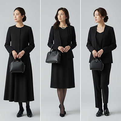 「正喪服」「準喪服」「略喪服」