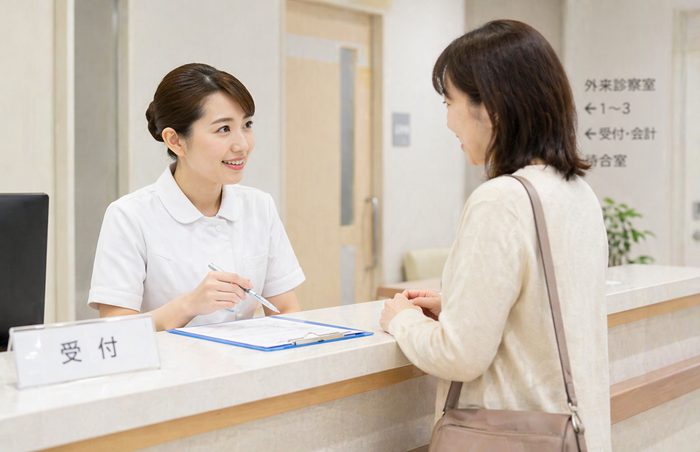 病院受付