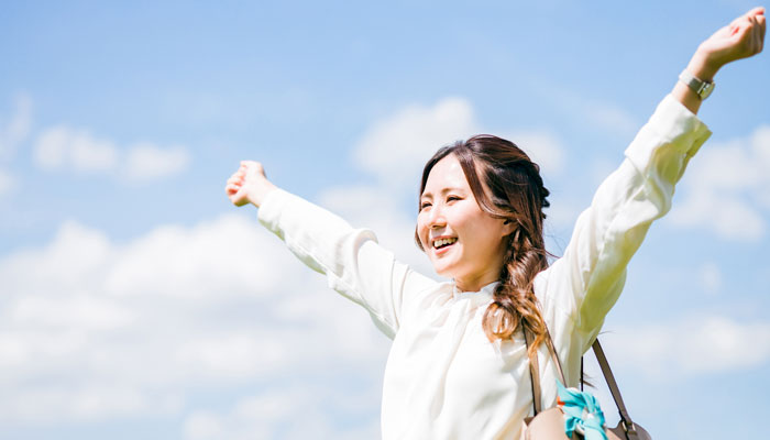 元気な女性
