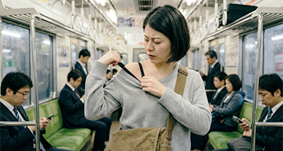 ストラップが伸びて、すぐ落ちてくる